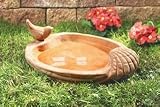 Terracotta-Vogeltränke