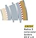 Scalextric C8224 Radius 3 Outer Border/Barrier 22.5 Degree 1:32 Scale Accessory