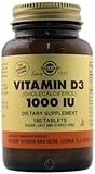 Vitamin D3 1000 IU (Cholecalciferol), 180 Tablets, Solgar