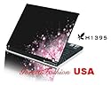 Laptop Notebook Skins Sticker Cover H1395 Pink Stars (Brand New with 2 FREE touch pad decals)