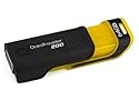 Kingston DataTraveler 200 - 64 GB USB 2.0 Flash Drive DT200/64GB (Black/Yellow)