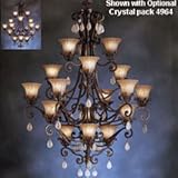 Kichler Carre Bronze Cottage Grove Chandeliers Entrance / Foyer