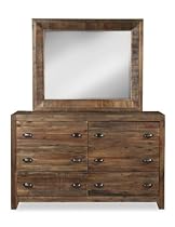 Hot Sale Magnussen B2375-29 River Ridge Wood 6-Drawer Dresser with Landscape Mirror