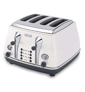DeLonghi Icona Toaster  Pearl White