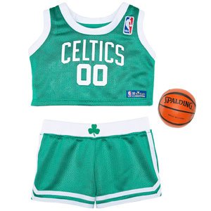Build-A-Bear Workshop Boston Celtics Uniform 3 pc.