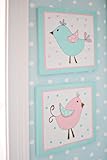 My Baby Sam 2 Piece Pixie Baby Wall D&eacute;cor, Aqua