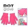 TouchSmart Screen Warm Gloves / Dot Gloves For Touch Screen for Apple iPhone 4 & 4S , iPad, iPod Touch, Blackberry, Samsung, HTC And Other Smartphones, PDA's & Sat navs (Pink) One Size