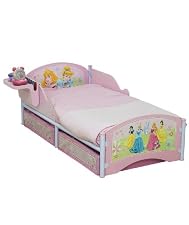 Disney Princess Toddler Bed and Fabric Under Bed Storage