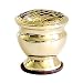 Brass Screen Burner for Charcoal and Resin Incense 3 1/2" Tall
