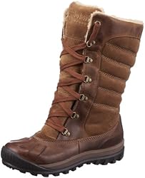 Timberland Mount Holly FTW_EK Mount Holly Leather/Suede Tall Lace Up WP Boot 26647, Damen Schneestiefel, Braun (Dark Brown), EU 41 (US 9.5)