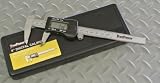 True Power 6"(150mm) Stainless Steel Digital Vernier Caliper with Inch Fractions/Decimal SAE/Metric Unit Display & Conversion #446