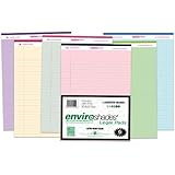 Roaring Spring Enviroshades 8.5x11.75 Assorted Legal Pad 6/Pack