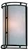 Lite Source LS-16878BRZ/AMB Sarafina Wall Sconce Lite, Bronze with Light Amber Glass Shade