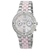 Pink Watch With Diamonds, Anne Klein New York Womens Pink Enamel and Diamond Accented Watch 