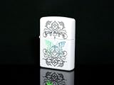 ZIPPO ジッポ ライター レインボーバタフライ タトゥーホワイト TW-PWの画像