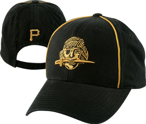 Pittsburgh Pirates Pastime Retro Logo Washed Twill Adjustable Strapback Hat