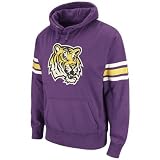 LSU Tigers Louisiana State Men's Retro Style Hooded Sweatshirt