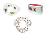 Sesame Street Soft Potty, Travel Potty and Step Stool Combo Set, Splish Splash