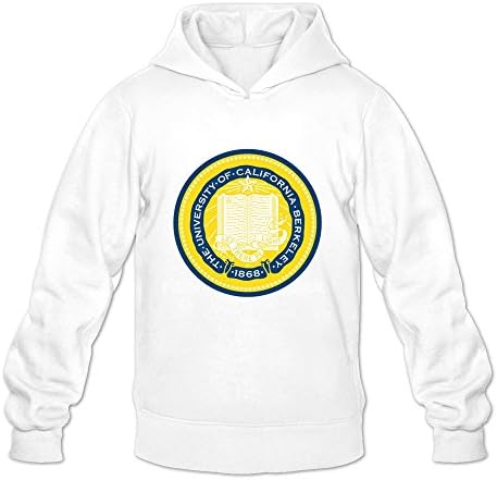 FANNG Men's NCAA University Of California Hoodies White XXL