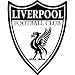 Liverpool Football Club Shield Decal Sticker - Size:3.5 x 2.8 inches - Color:Black