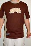 AZUSA - Street Brand Custom LA Design on back, Brown t-shirt / tee. Size: Medium
