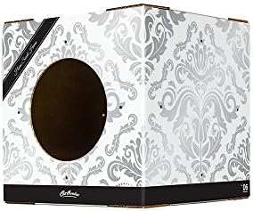 Make Your Own Cardboard Box Indoor Cat Tree House With Steps | Single Cardboard Cat Box