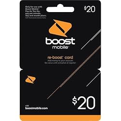 Boost Mobile $20 Re-Boost Card