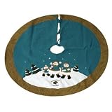 Snowman Christmas Tree Skirt - Jacksonville Jaguars