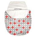 JJ Cole Lite Bundle Me Baby - Red and Grey Circles