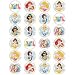 Disney Princess Edible Wafer Fairy/Cup Cake Toppers - 24 Sheet