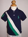 Polo Ralph Lauren Boys Polo Shirt with Large Pony Logo and 3 on Arm
