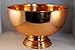 Alchemade 5 Liter 100% Copper Punch Bowl With Stand For Your Copper Kitchenware And Copper Dishware Collection - Perfect For Parties, Everyday Kitchen Use, Or As A Decorative Bowl