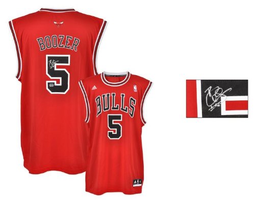 Carlos Boozer Autographed Jersey - Replica, Chicago Bulls - Autographed NBA Jerseys