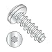 #6 x 1/2" Plastite Style Thread Forming Screws/Six-Lobe (Torx) / Pan Head/Steel/Zinc (Carton: 10,000 pcs)