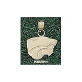 Kansas State Wildcats Solid 10K Gold Powercat 3/8'' Pendant