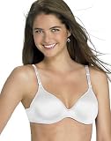 Barely There Women's Invisible Look Underwire Bra, White, 36B
