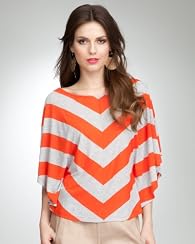 Chic Chevron Cape Top