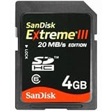 Sandisk - Carte Secure Digital SHC Extreme III - 4 Go