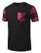 URBANCREWS Mens Hipster Hip Hop Classic Graphic Crewneck Pocket T-shirt