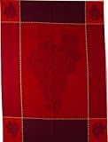 Wine Grapes Jacquard French vibrant colored dish towel
