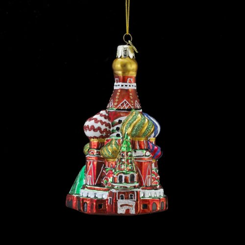 Kurt Adler 5-1/2-Inch Noble Gems Glass Kremlin’s St. Basil’s Cathedral Russia Ornament Kurt Adler 5-1/2-Inch Noble Gems Glass Kremlin’s St. Basil’s Cathedral Russia Ornament