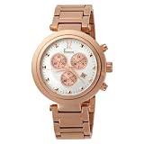 Freelook Unisex HA1136CHM-RG9 Cortina Chrono Rose Gold-White