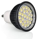 Lighting EVER 5W GU10 LED Bulbs, 50W Equivalent, 350lm, Perfect Standard Size, Daylight White, Flood Beam, Recessed Lighting, Track Lighting
