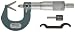 Mitutoyo 114-102 V-Anvil Micrometer for 3 Flutes Cutting Head, Ratchet Stop, 10-25mm Range, 0.01mm Graduation, +/-0.004mm Accuracy, With Groove