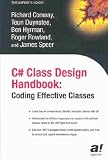 C# Class Design Handbook **ISBN: 9781590592571**