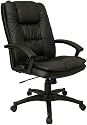 Black Leather High Back Executive Office Chair with Massage