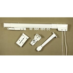 Single Traverse Rods 30-48 inch, One way- Cords Right