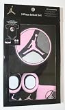 Nike Jordan Jumpman23: 3 Piece Infant Set, Lap Shoulder Bodysuit/Booties/Cap Size: 0-6 Months Black/Pink