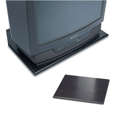 Wood Technology HD-SW13 Ebony Hardwood TV Swivel for 13