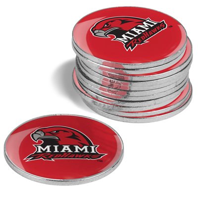 Miami Redhawks Golf Ball Markers